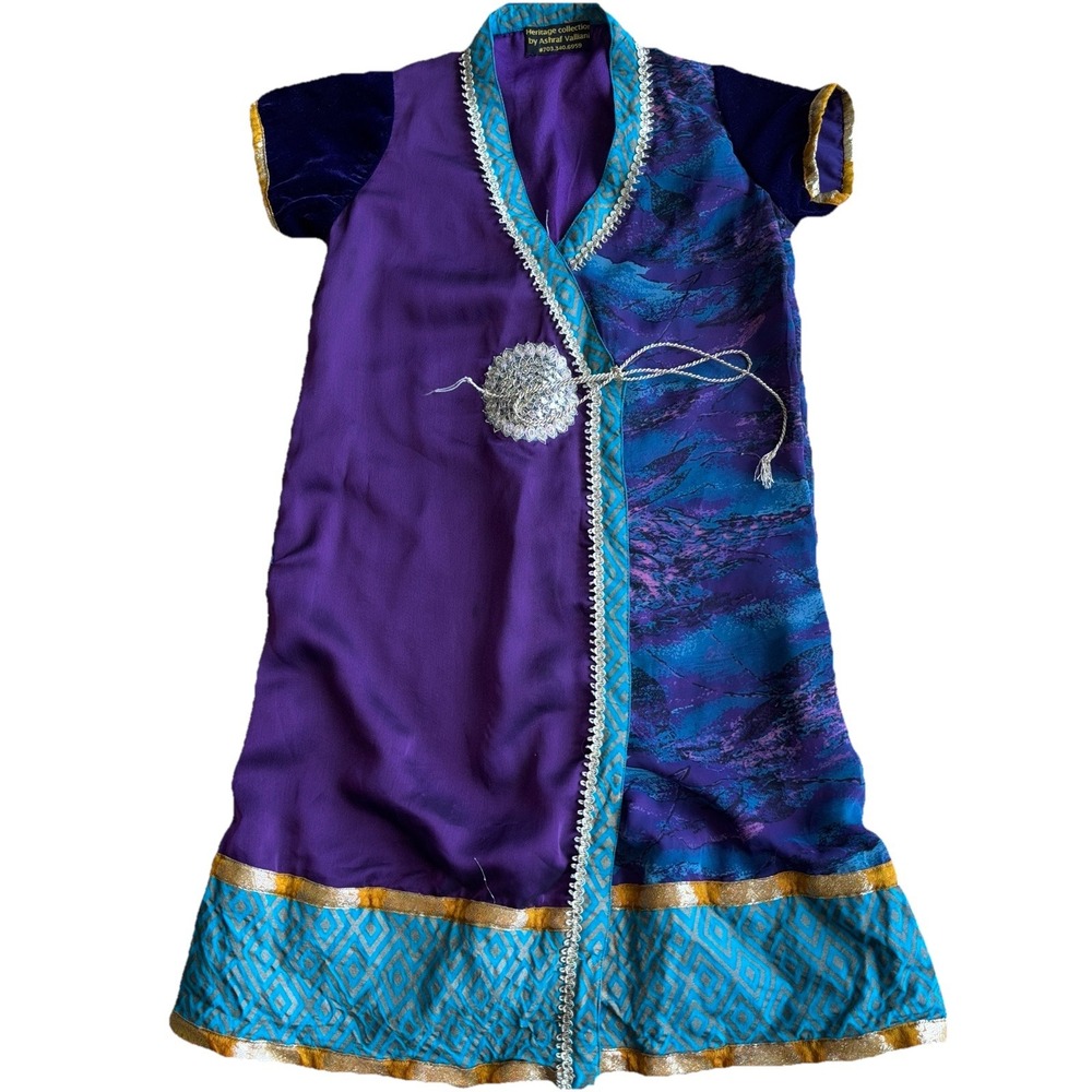 India Heritage Readymade Kids anarkali‎ Dress M Kurta festival Celebrate